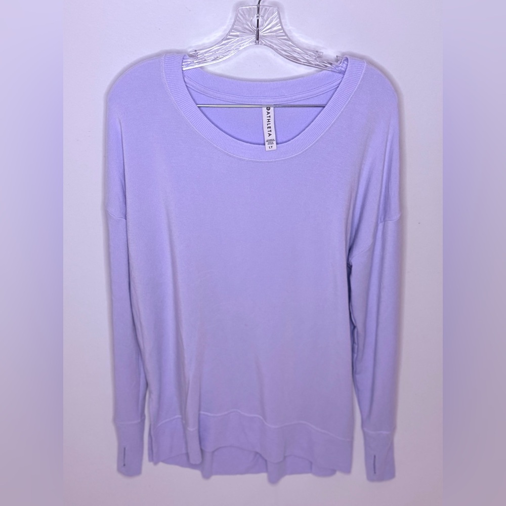 Athleta Lavender Long Sleeve Top - NWOT